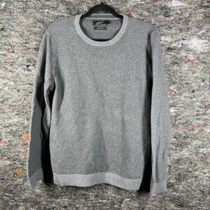 Grayers‎ Clothiers Sweater Mens Medium Gray Crewneck Knit Business Gray Pullover